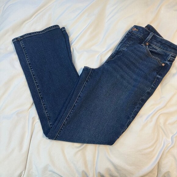 Talbots Barely Boot Jeans in Emma Dark Wash 8 - Picture 13 of 13